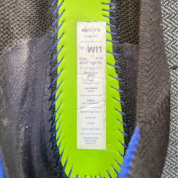 Rothys Womens Mary Jane Black Point Bow Flats - Picture 11 of 11